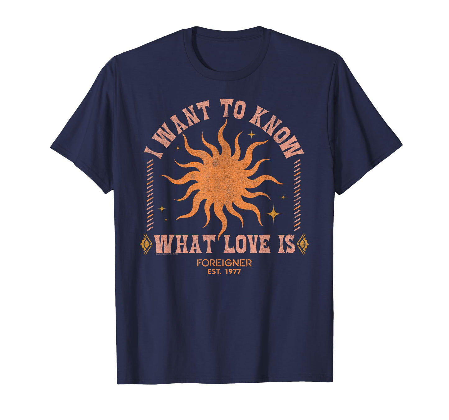 Foreigner I Want to Know What Love is Sun Vintage Band T-Shirt
