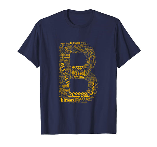 University Varsity-Gold B - Blessed In Countless Ways T-Shirt