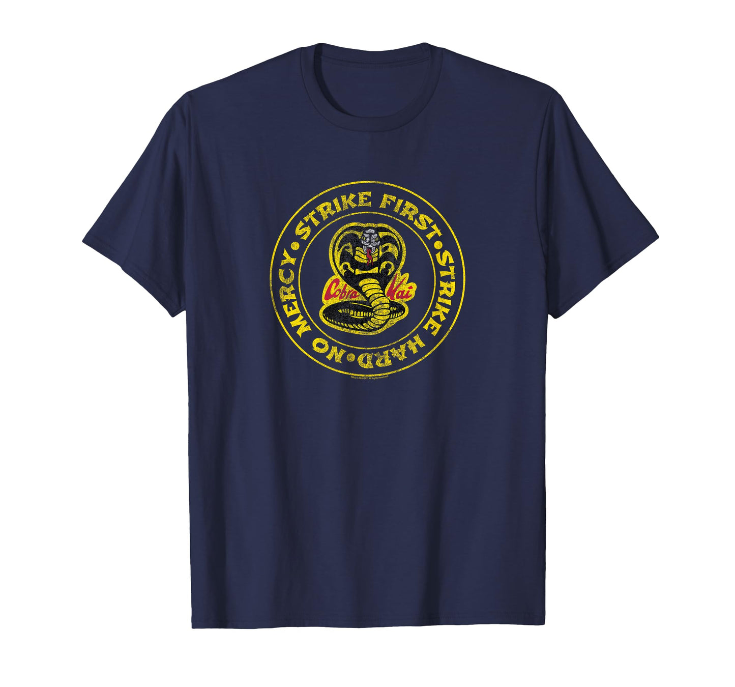 Cobra Kai Strike First Circle Logo T-Shirt