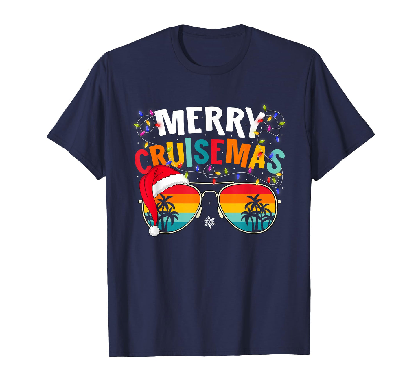 Merry Cruisemas Cruise Ship Cruising Vacation Christmas T-Shirt