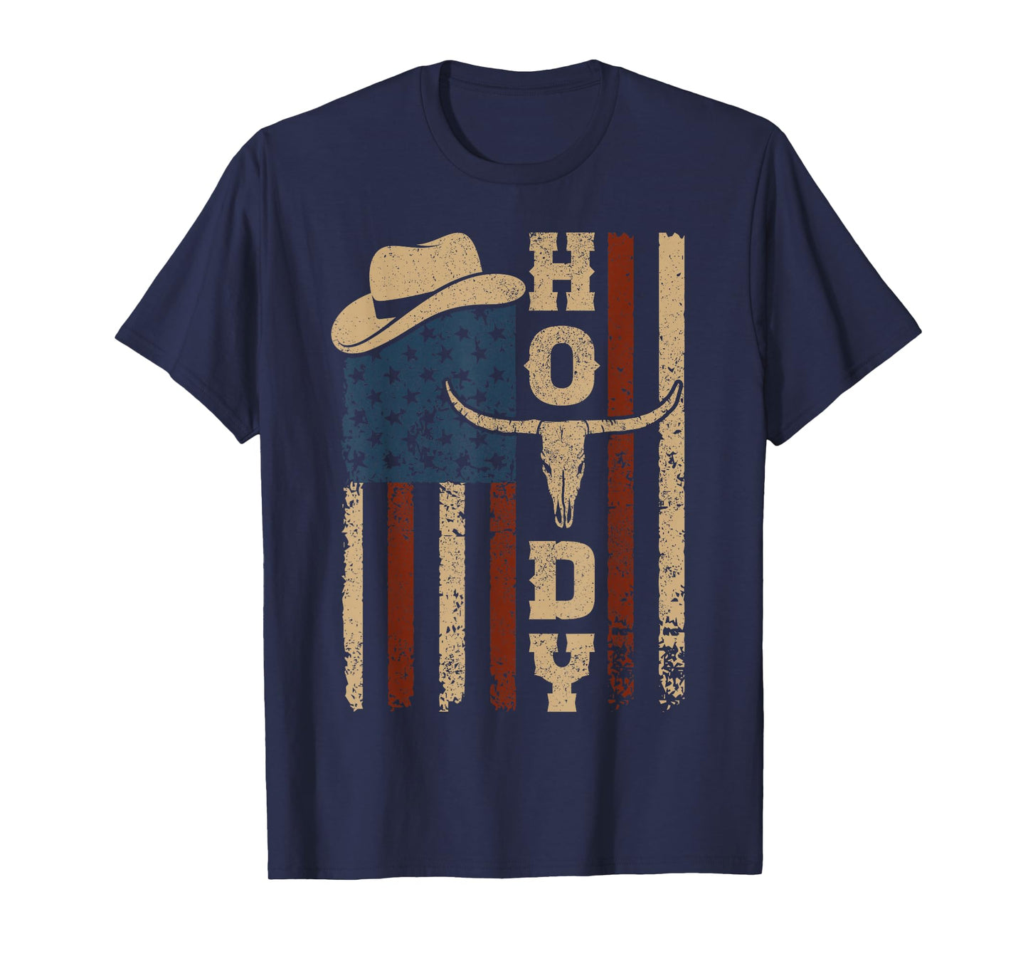 Western Country Men Teen Boy Kid Rodeo Southern Cowboy Howdy T-Shirt