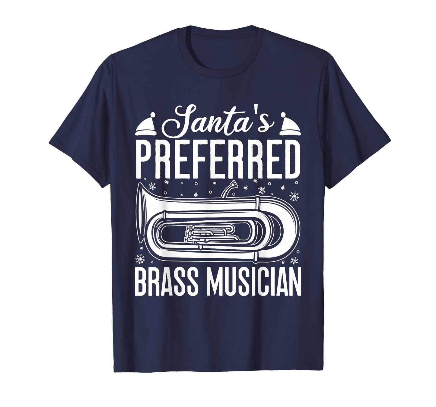 Bariton Player Santa´s Preferred Brass Musician Euphonium T-Shirt