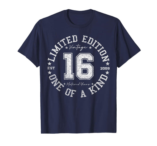 16 Year Old Gifts Vintage 2009 Limited Edition 16th Birthday T-Shirt