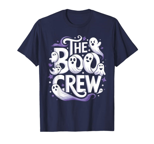 The Boo Crew Halloween Trick Treat Ghost Squad T-Shirt