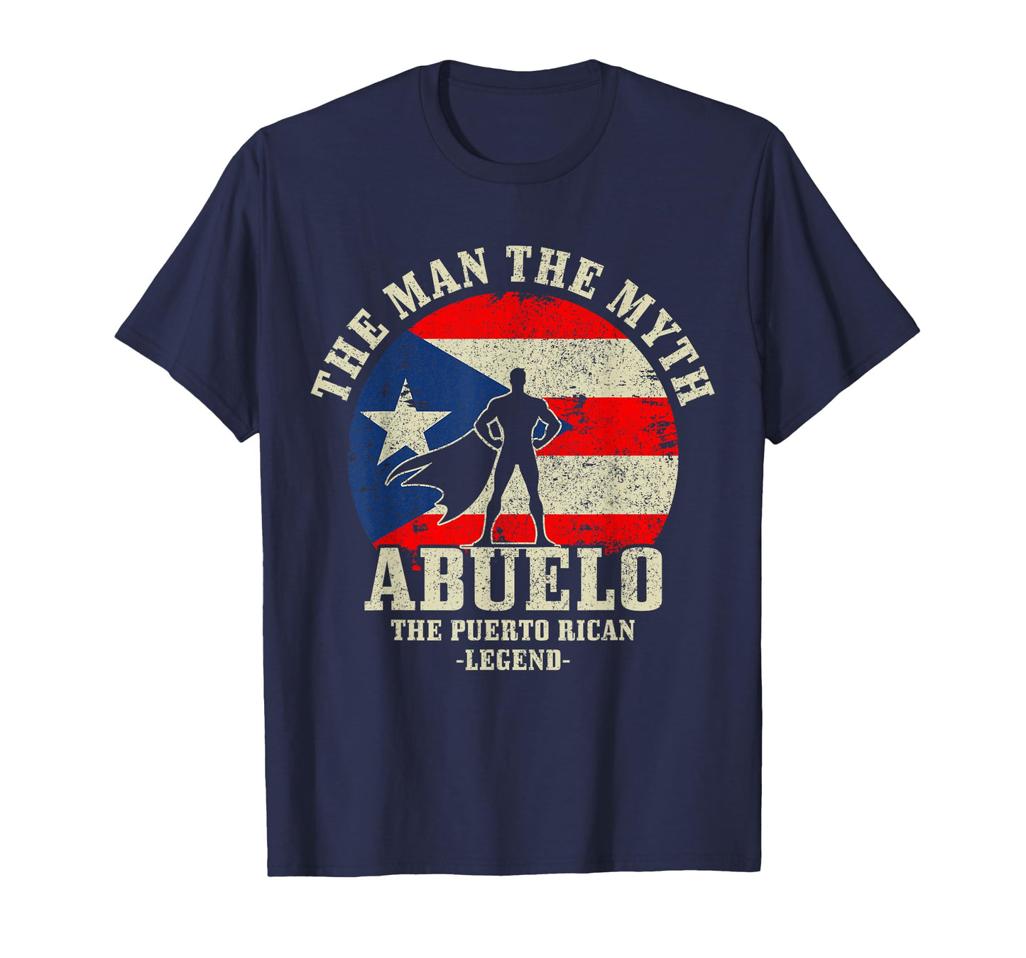 Puerto Rican Abuelo Puerto Rico Pride Boricua Father's Day T-Shirt