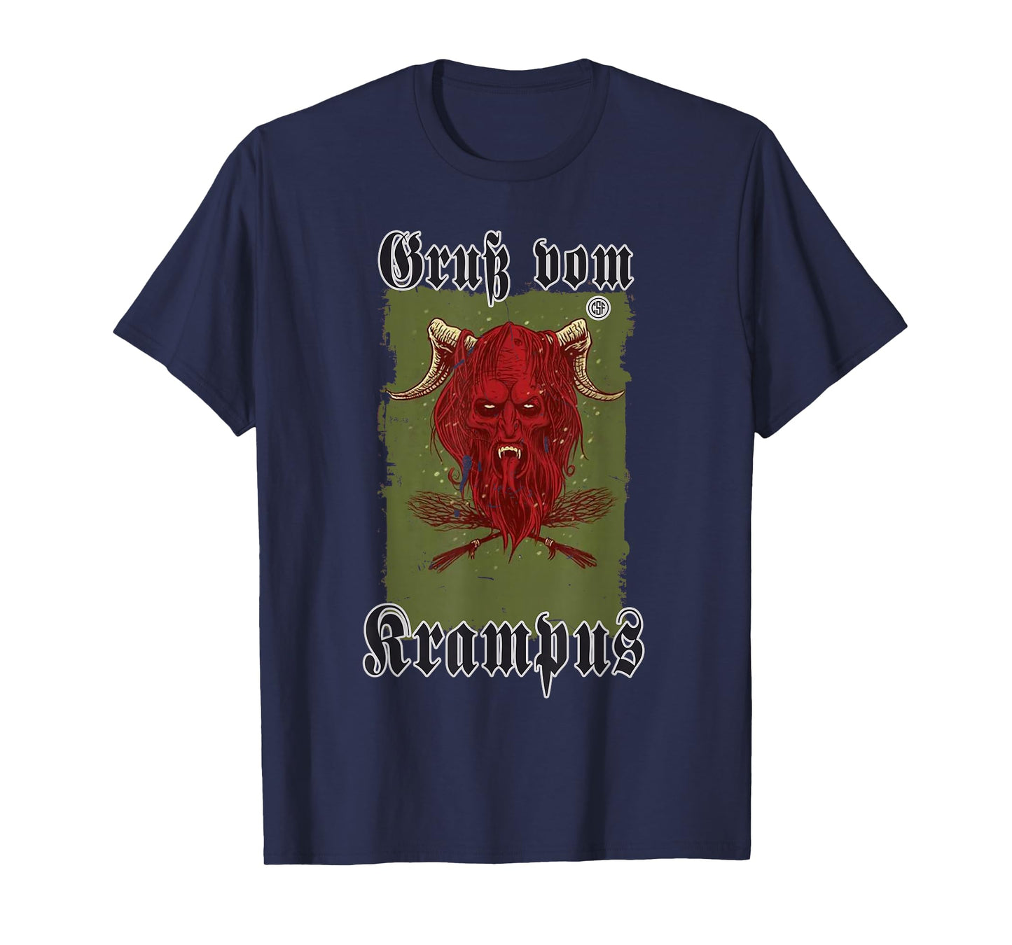 Greeting from Krampus Christmas Legend Figure T-Shirt