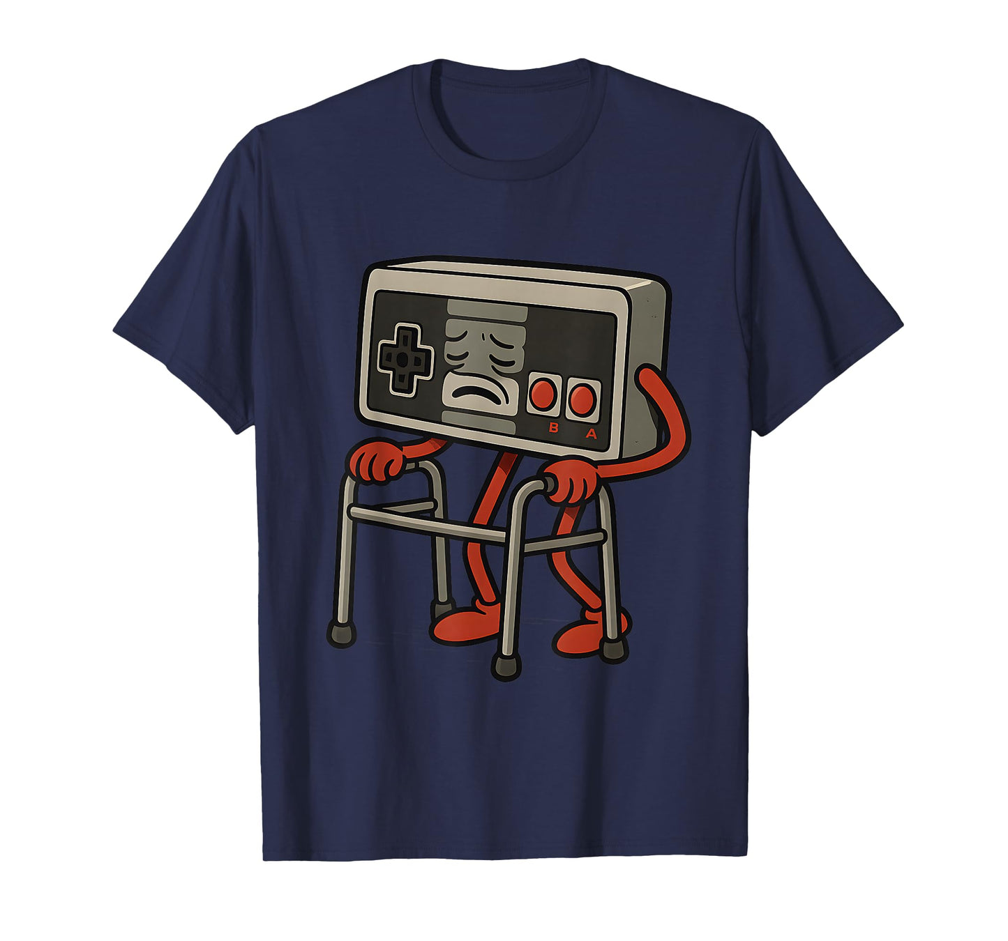 Funny Old Gamer Gaming Retro 80s 90s Video Game Old Gamer T-Shirt