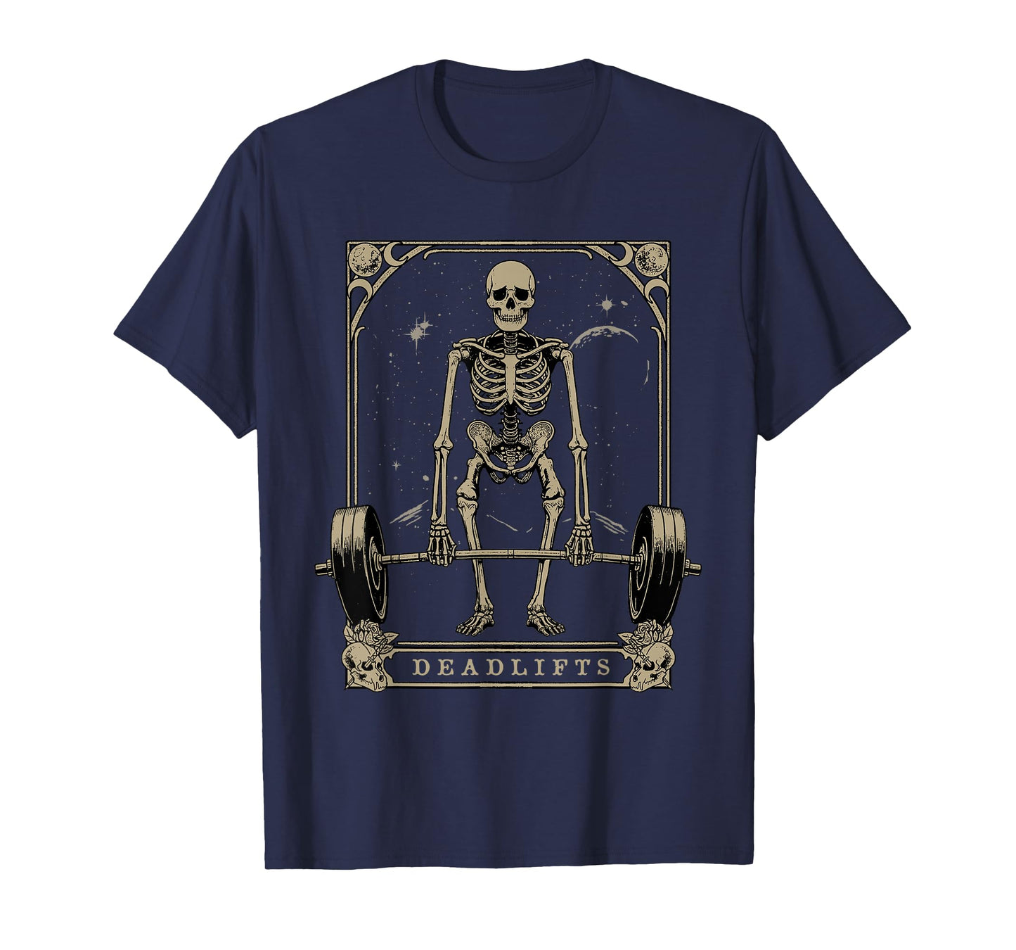 Tarot Card Deadlift Shirt Deadlifts Gym Workout Occult T-Shirt