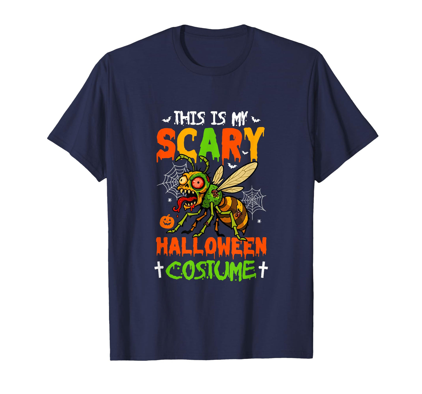 My Scary Halloween Costume Horror Insect Bee As Zombie T-Shirt