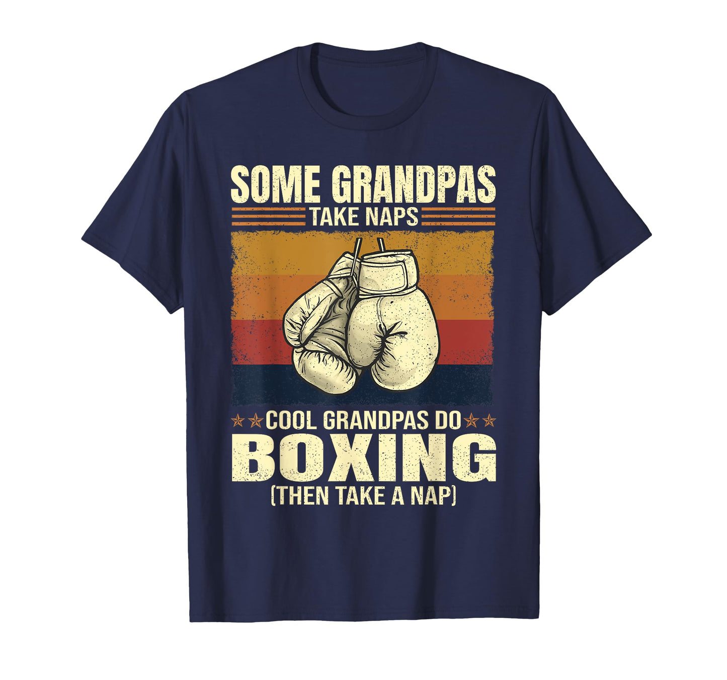Some Grandpas Take Naps Cool Grandpas Do Boxing T-Shirt