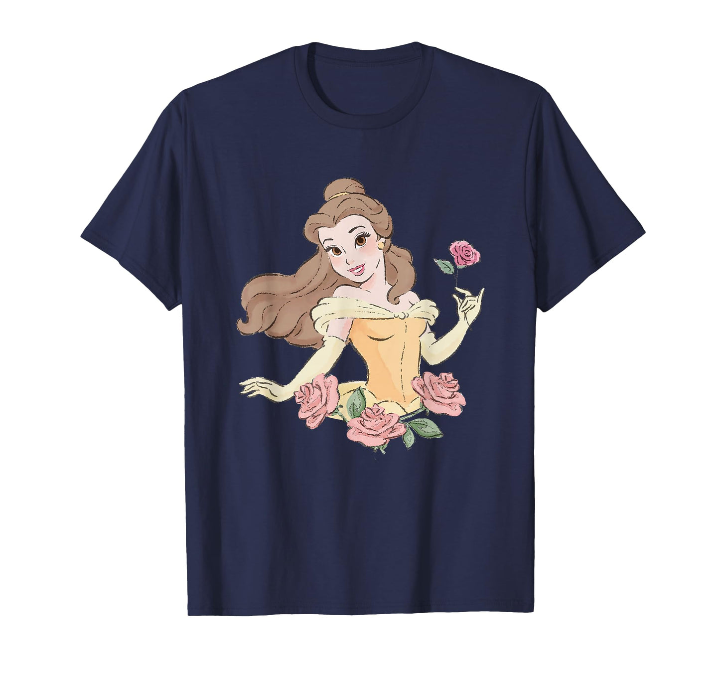 Disney Beauty and the Beast Belle With Roses T-Shirt
