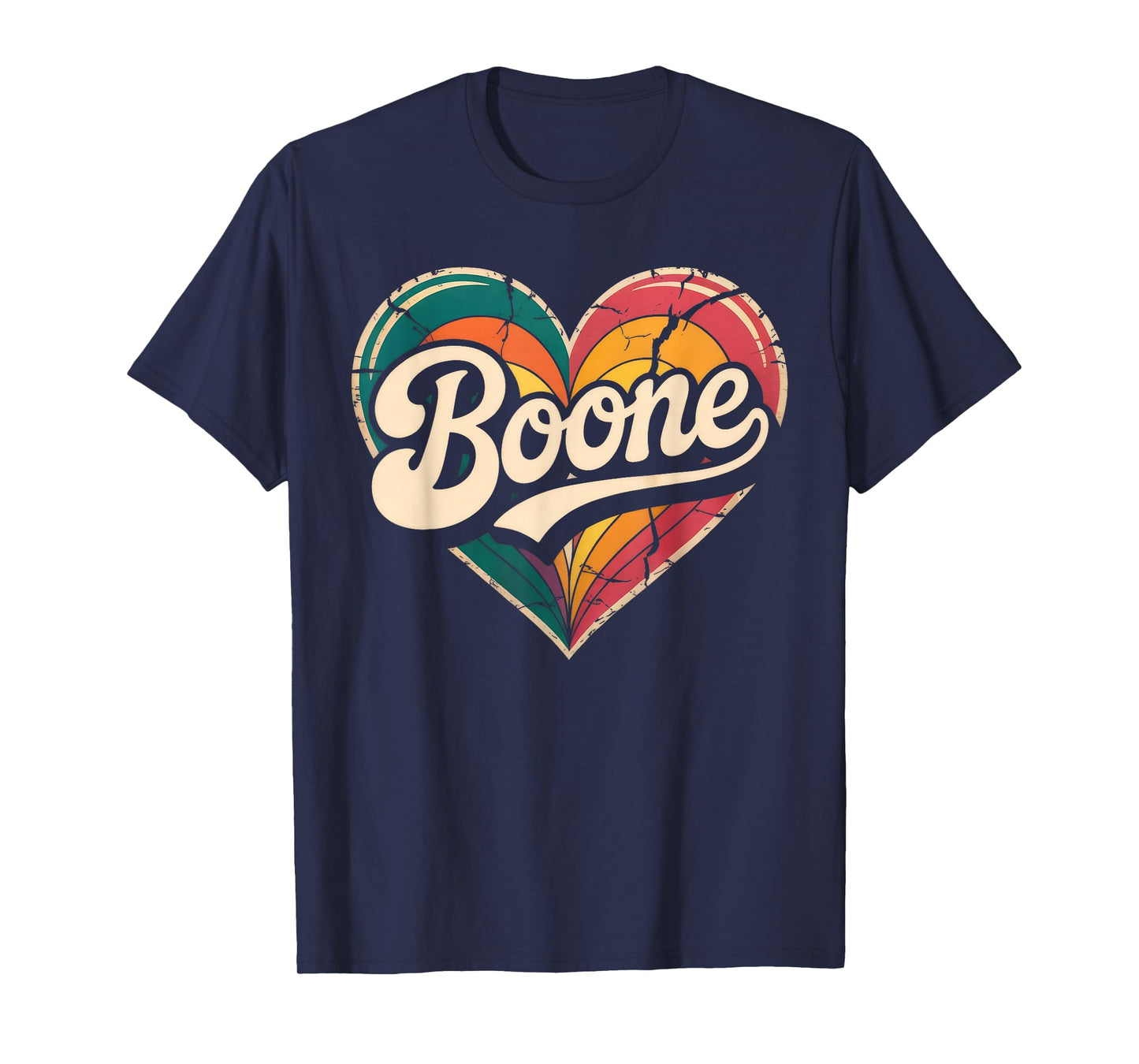 Retro Boone Lover Design for Boys Girls Men Women T-Shirt