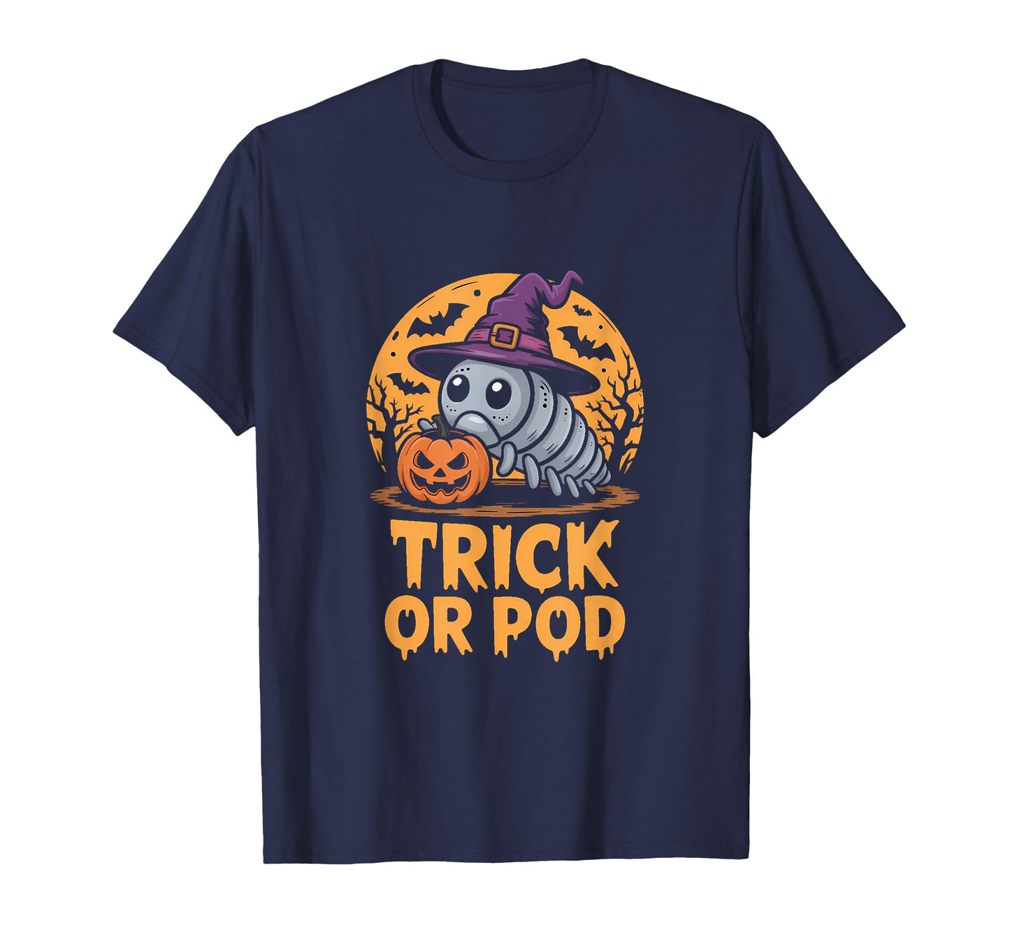 Kawaii Isopod Witch Halloween T-Shirt