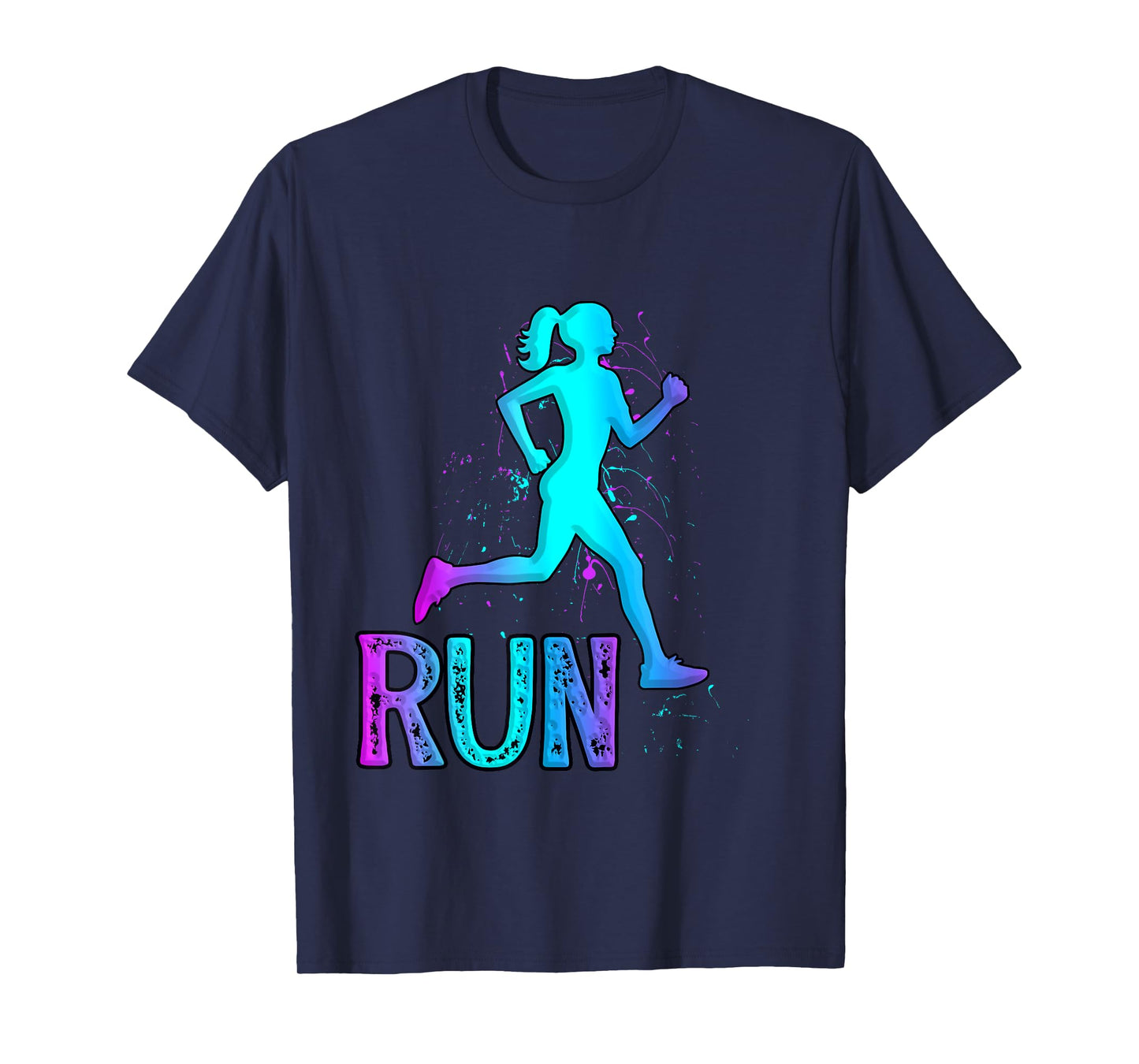 Running Girl for girls runners T-Shirt