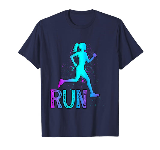 Running Girl for girls runners T-Shirt