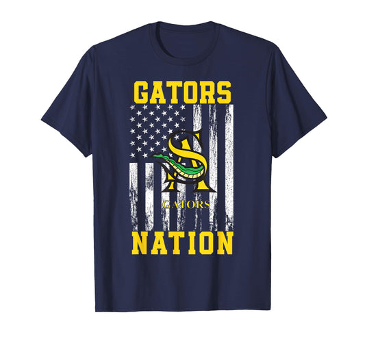St Amant Gators Logo Nation HS T-Shirt