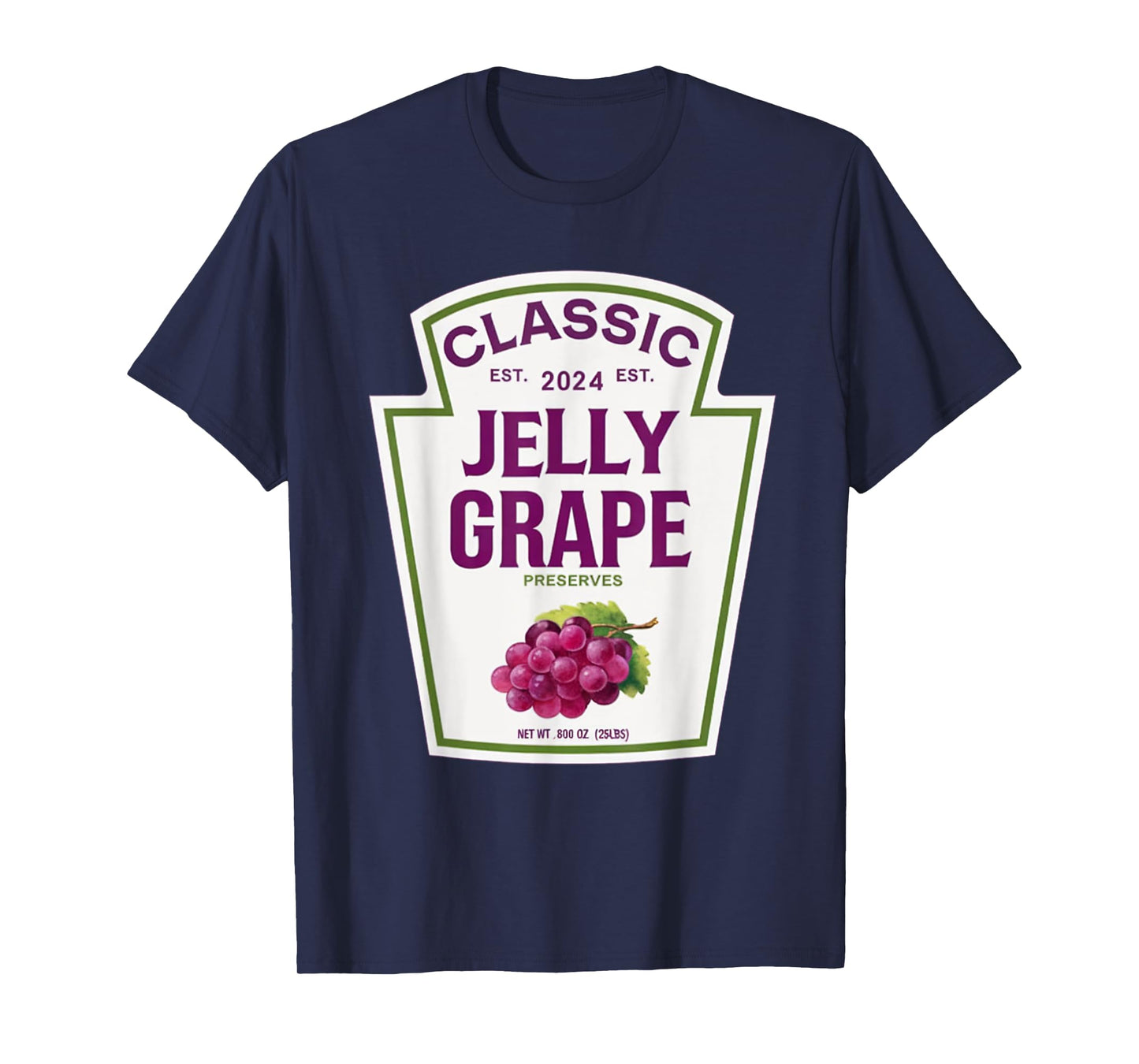 Jelly Grape Halloween 2024 Costume Group Condiments Gifts T-Shirt