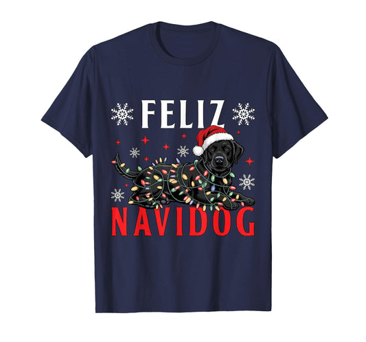 Feliz Navidog Dog Funny Christmas Ugly Christmas T-Shirt