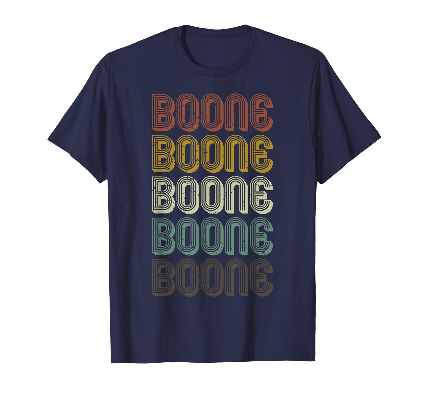 Retro Boone First Name Personalized Boone Groovy Vintage T-Shirt