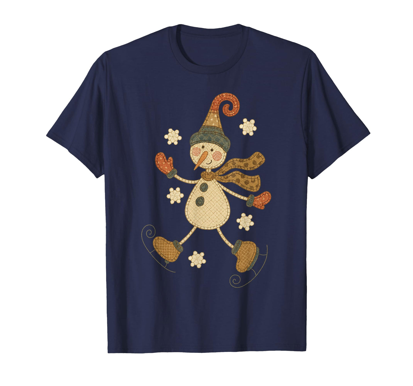 Snowman Christmas 2025 Family Matching Funny Winter Snow T-Shirt