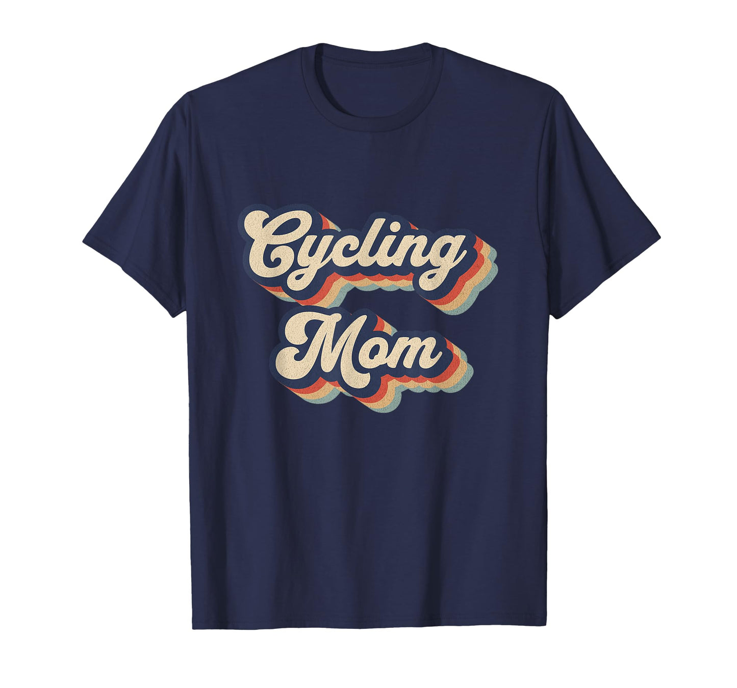Cycling Mom Bicycle Riding Cyclist Womens T-Shirt