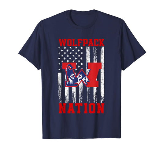 Wolfson Wolfpack Logo Nation HS T-Shirt