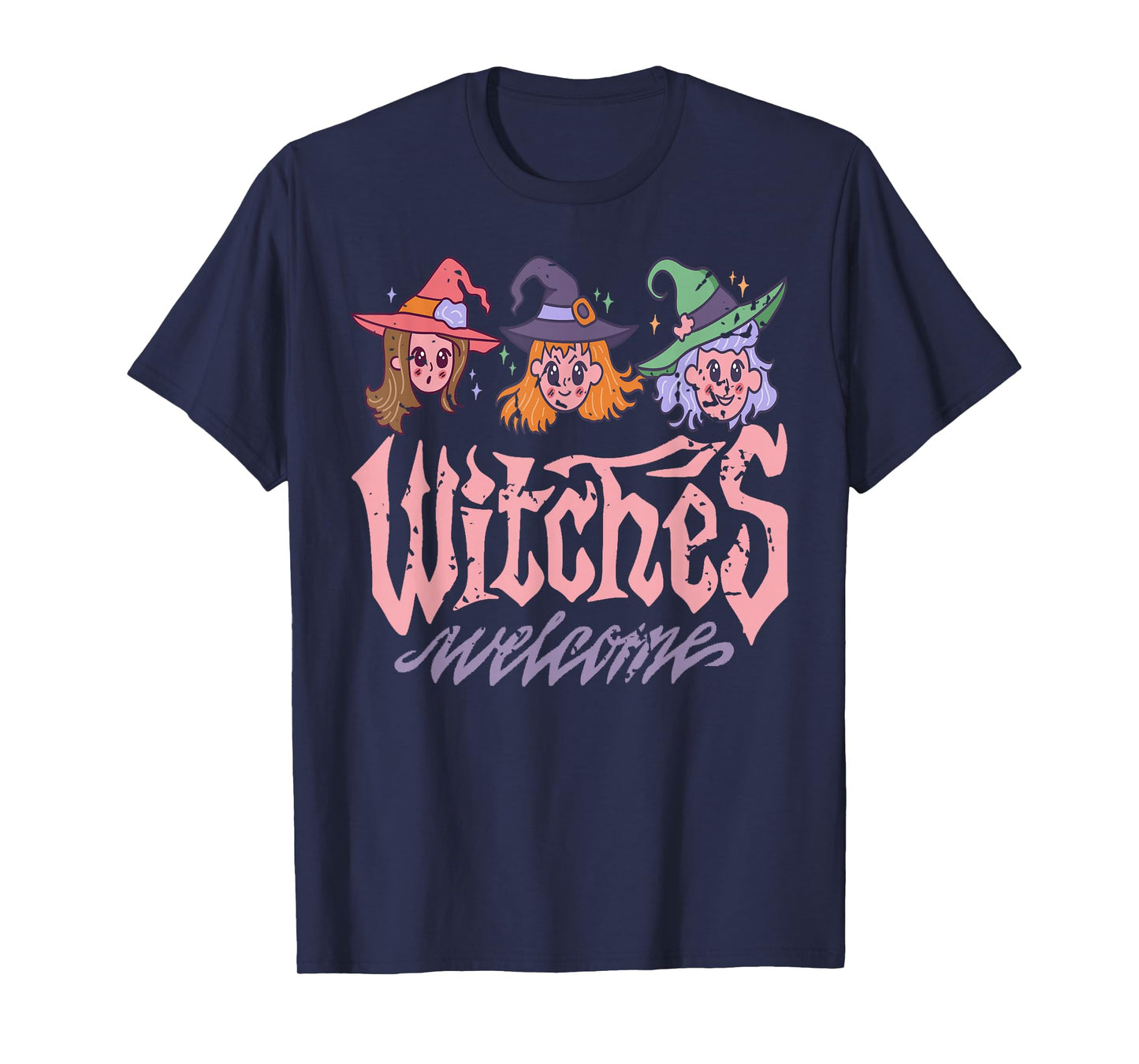Witches Welcome Funny Halloween Witch Squad T-Shirt