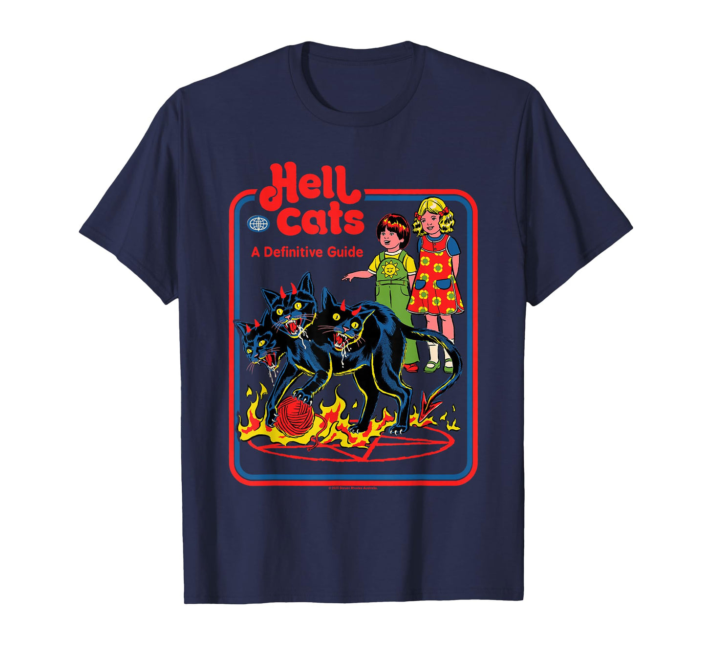 Hell Cats Retro Vintage Funny Adult Humor T-Shirt