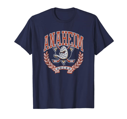 Anaheim Ducks Vintage Victory Black Licensed T-Shirt