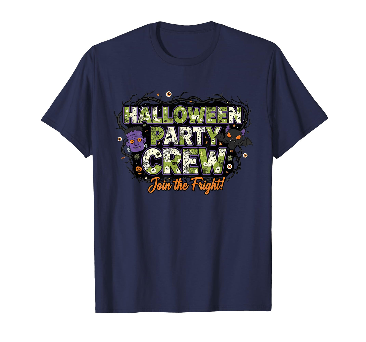Halloween Party The Boo Crew Matching Women Kids Men T-Shirt
