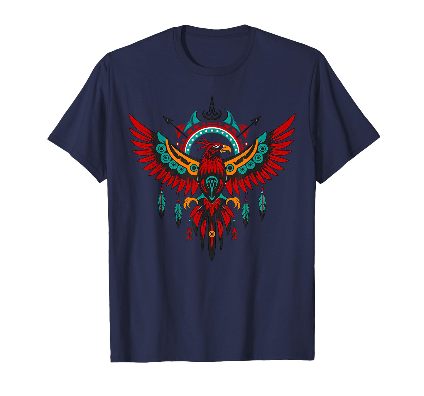 Thunderbird Native American Tribal Art Kids Natives for Kids T-Shirt