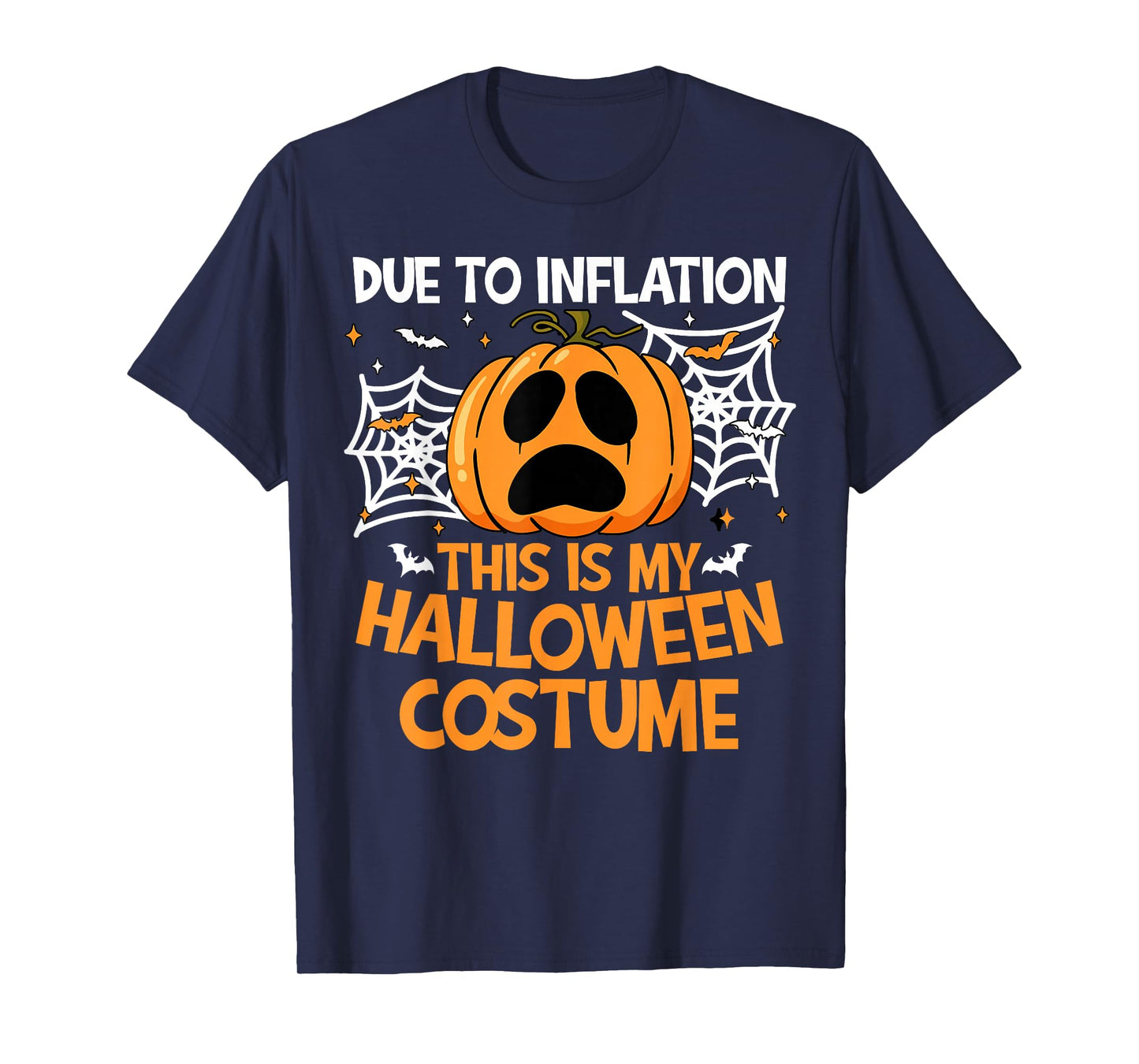 Pumpkin Halloween Costume Men Women Funny Halloween T-Shirt
