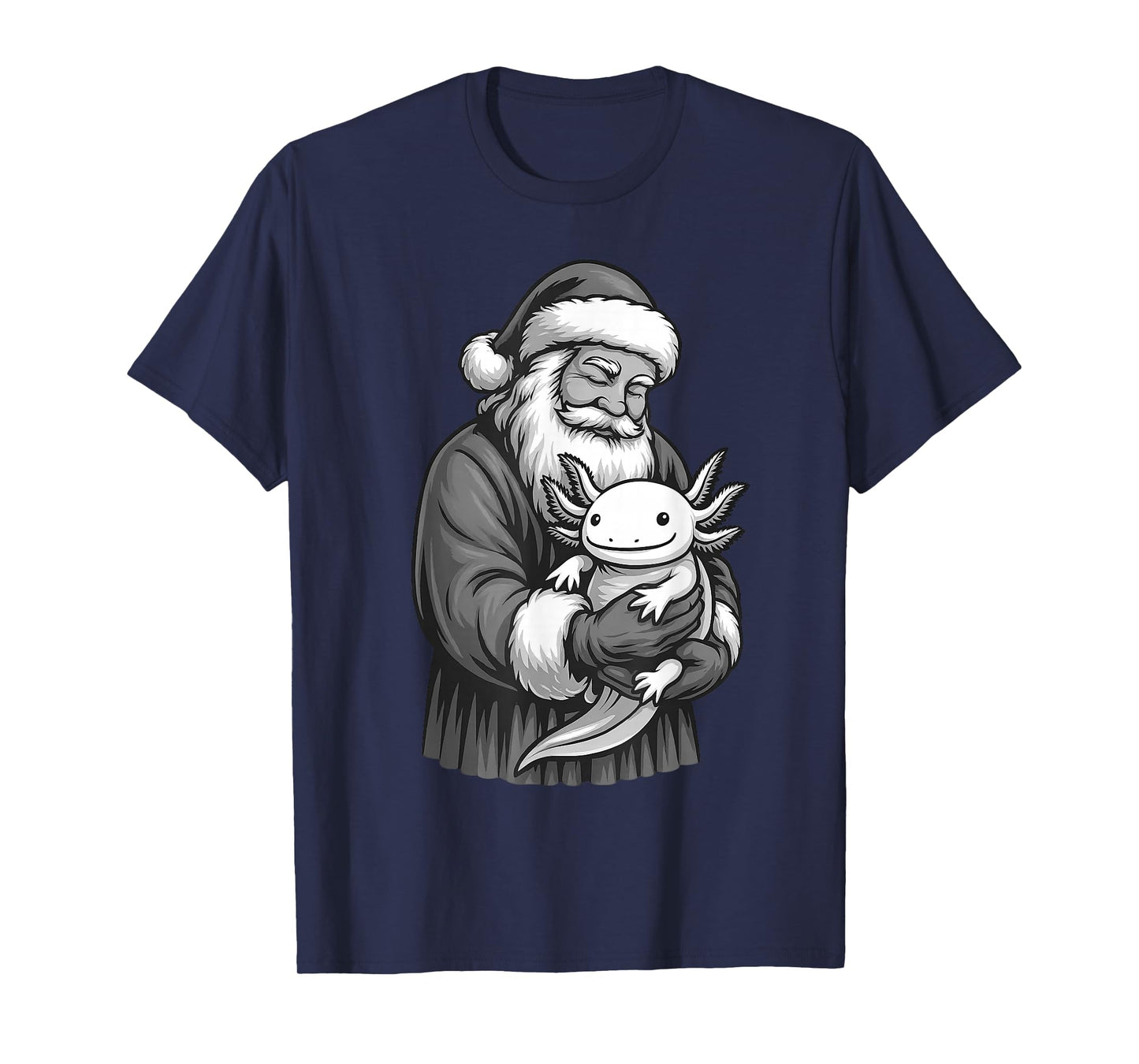 Axolotl Santa Claus Christmas Pet Lover T-Shirt