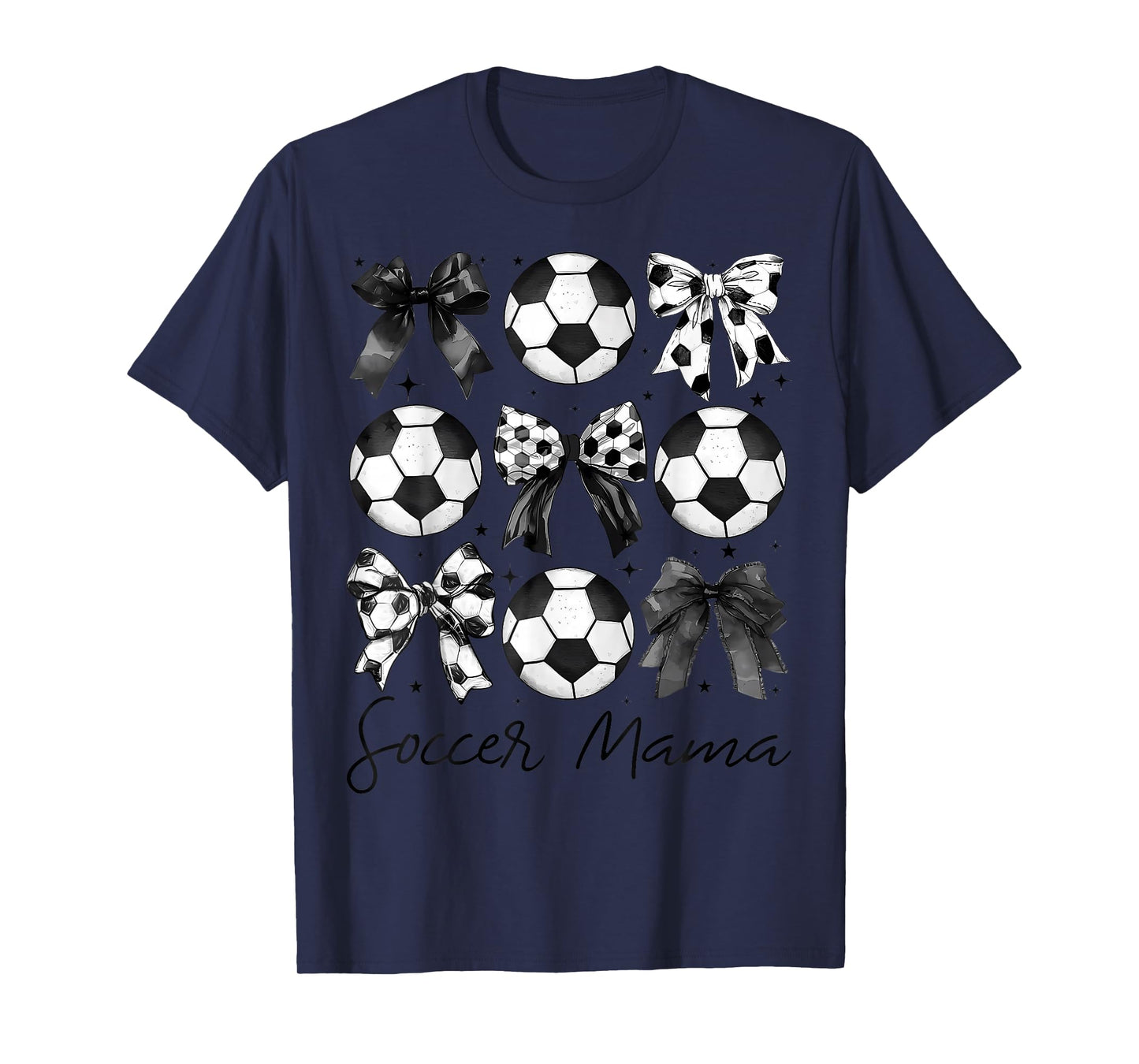Soccer Mama Shirt Coquette Bow Soccer Mom T-Shirt