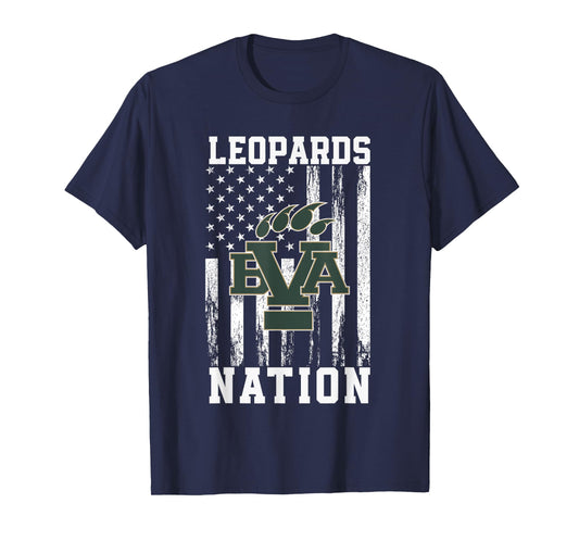 Belle Vernon Area Leopards Logo Nation HS T-Shirt