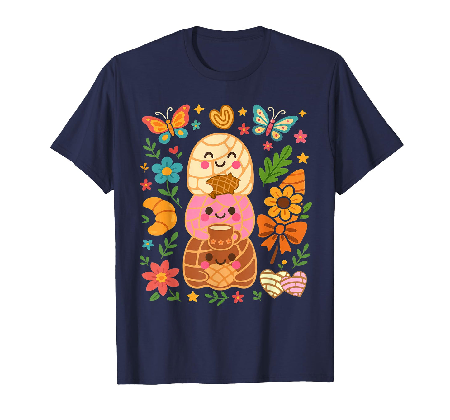 Mexican Boo Pan Dulce Spooky Season Halloween Pantasmas T-Shirt