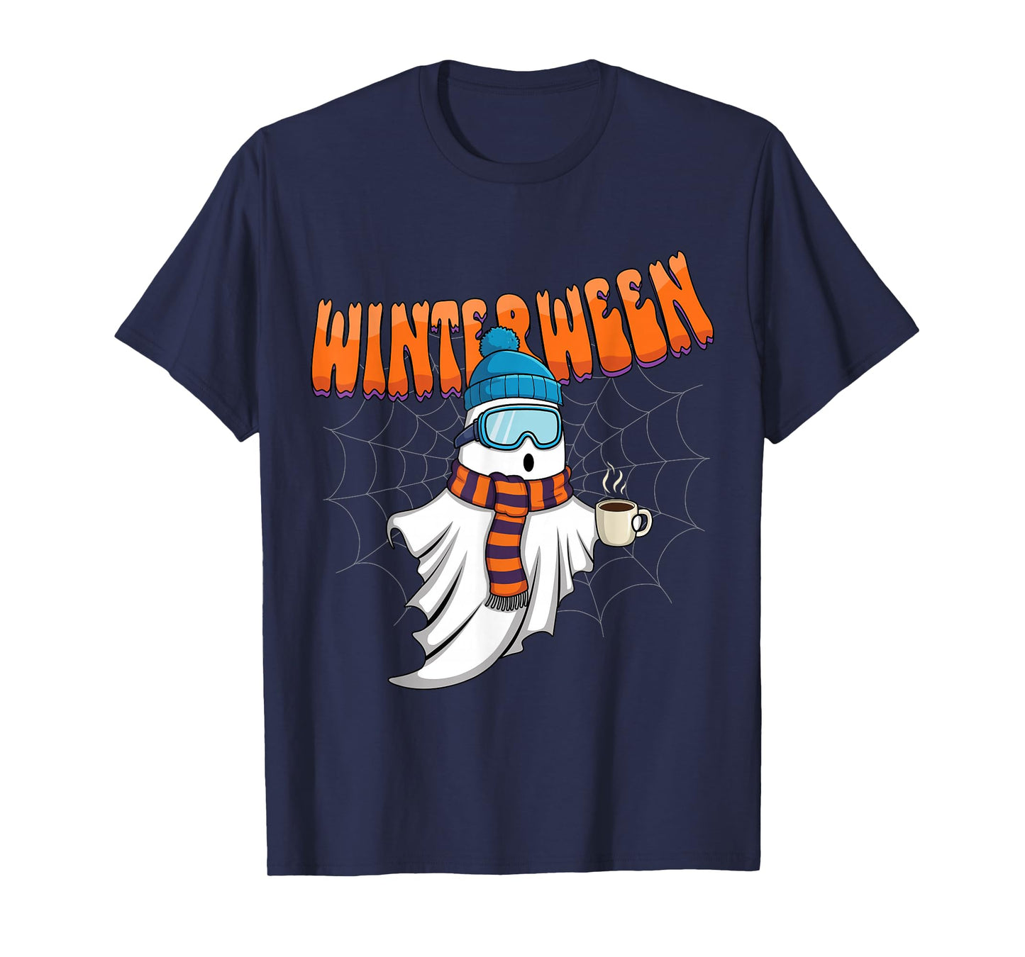 Winterween Winter Halloween Christmas Ghost Cute Kawaii T-Shirt