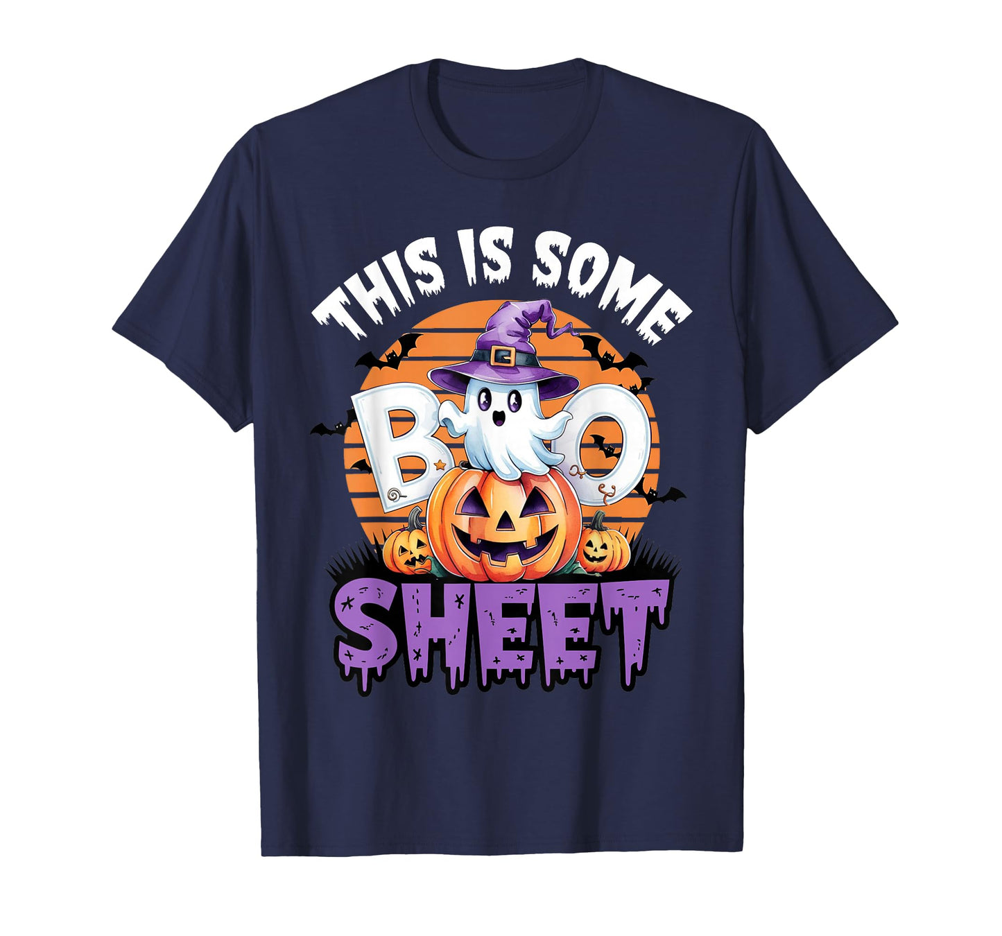 This is Some Boo Sheet Ghost Witch Funny Halloween Men Women T-Shirt