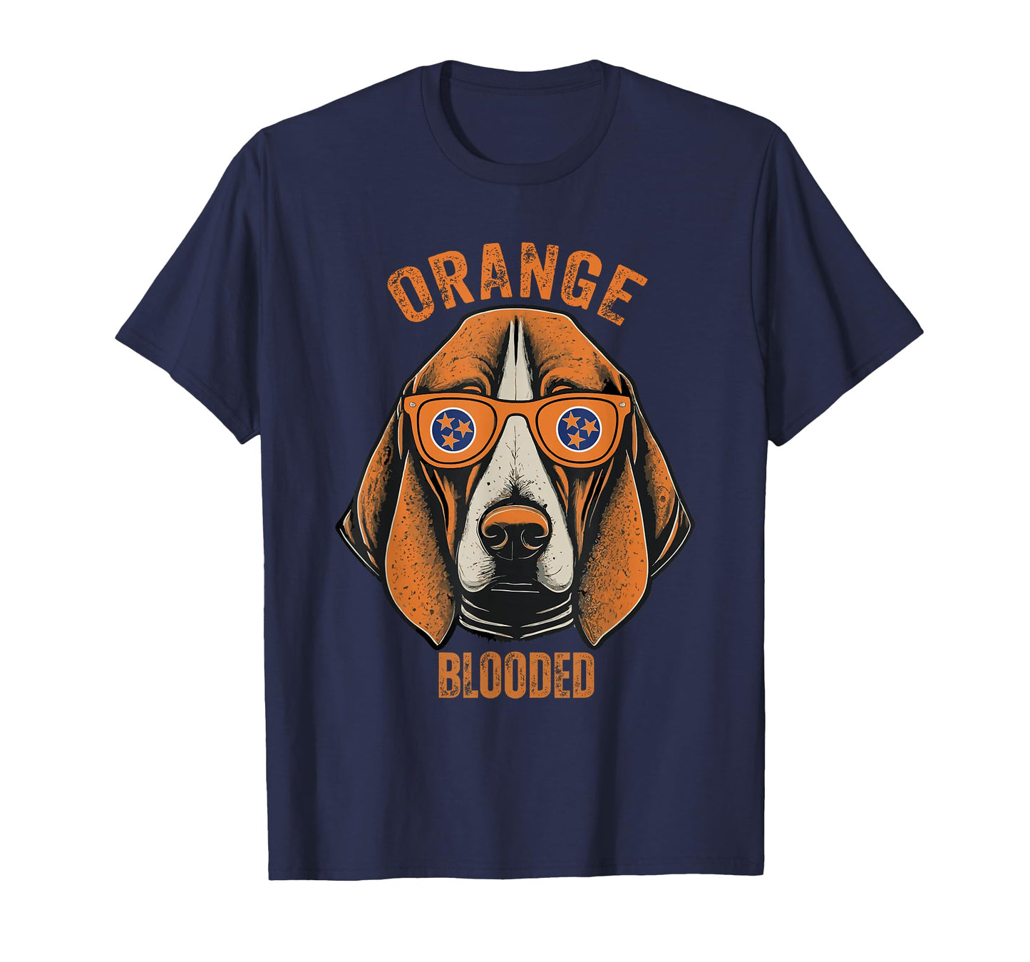 Orange Blooded Tennessee Hound Native Home TN State Pride T-Shirt