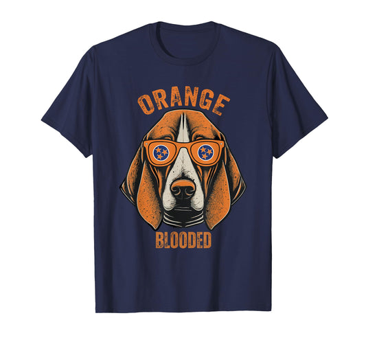 Orange Blooded Tennessee Hound Native Home TN State Pride T-Shirt