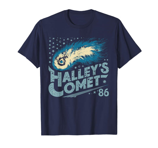 Retro Vintage 80's Halley's Comet Space Lover T-Shirt