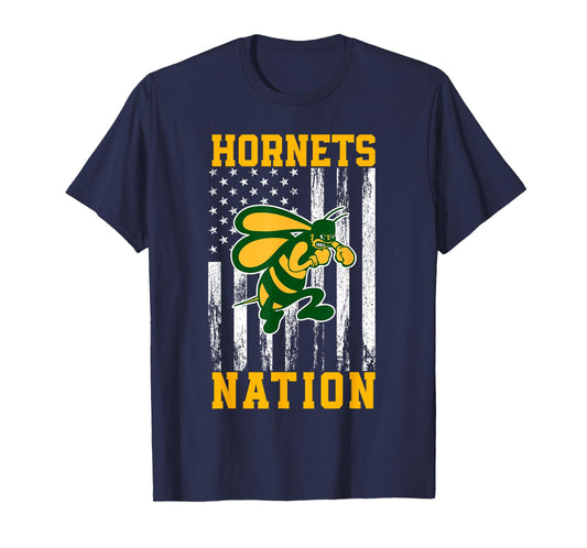 Pueblo County Hornets Logo Nation HS T-Shirt