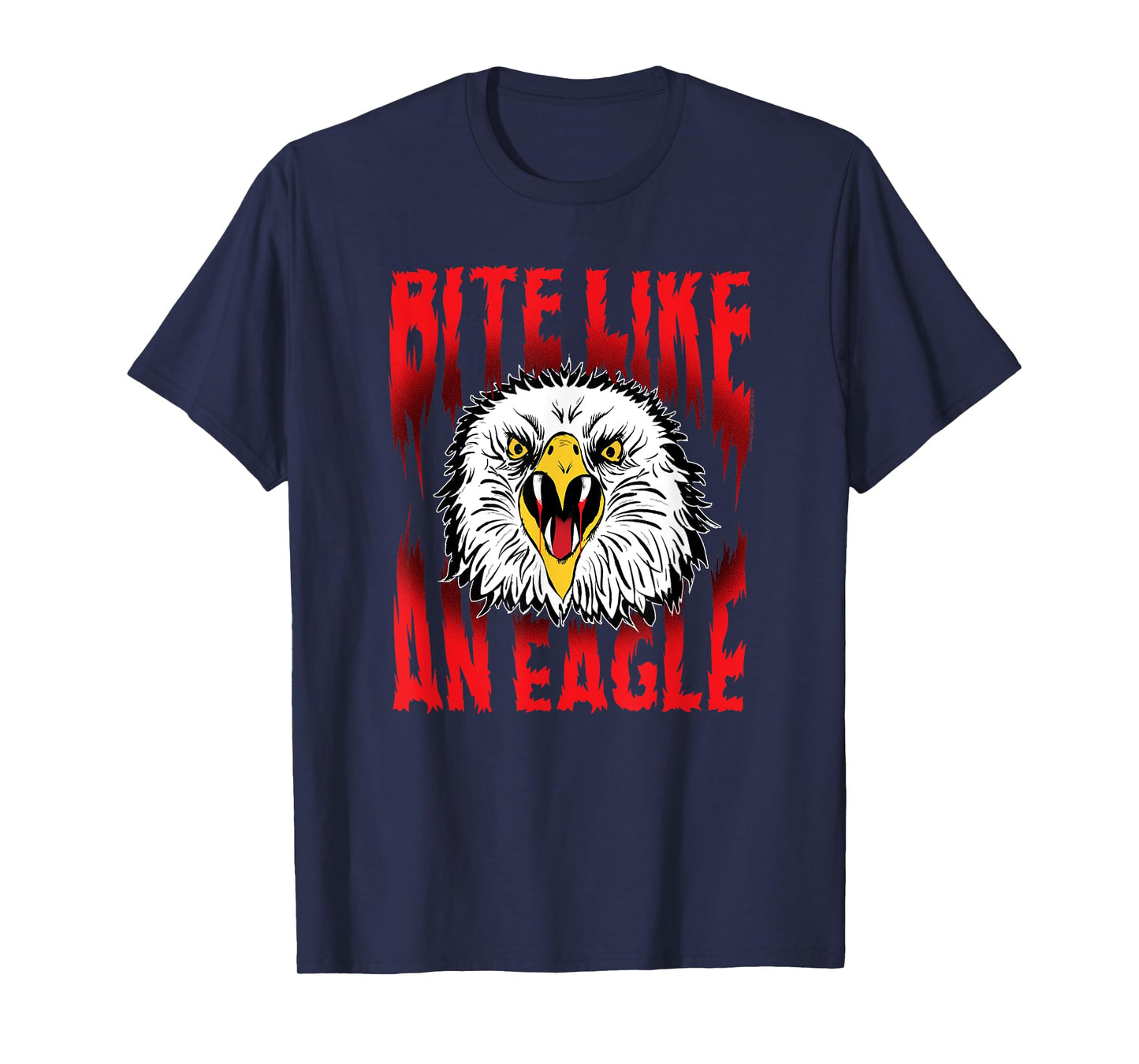 Cobra Kai Cobra Kai Ombre Bite Like an Eagle T-Shirt for Men, Black, Small