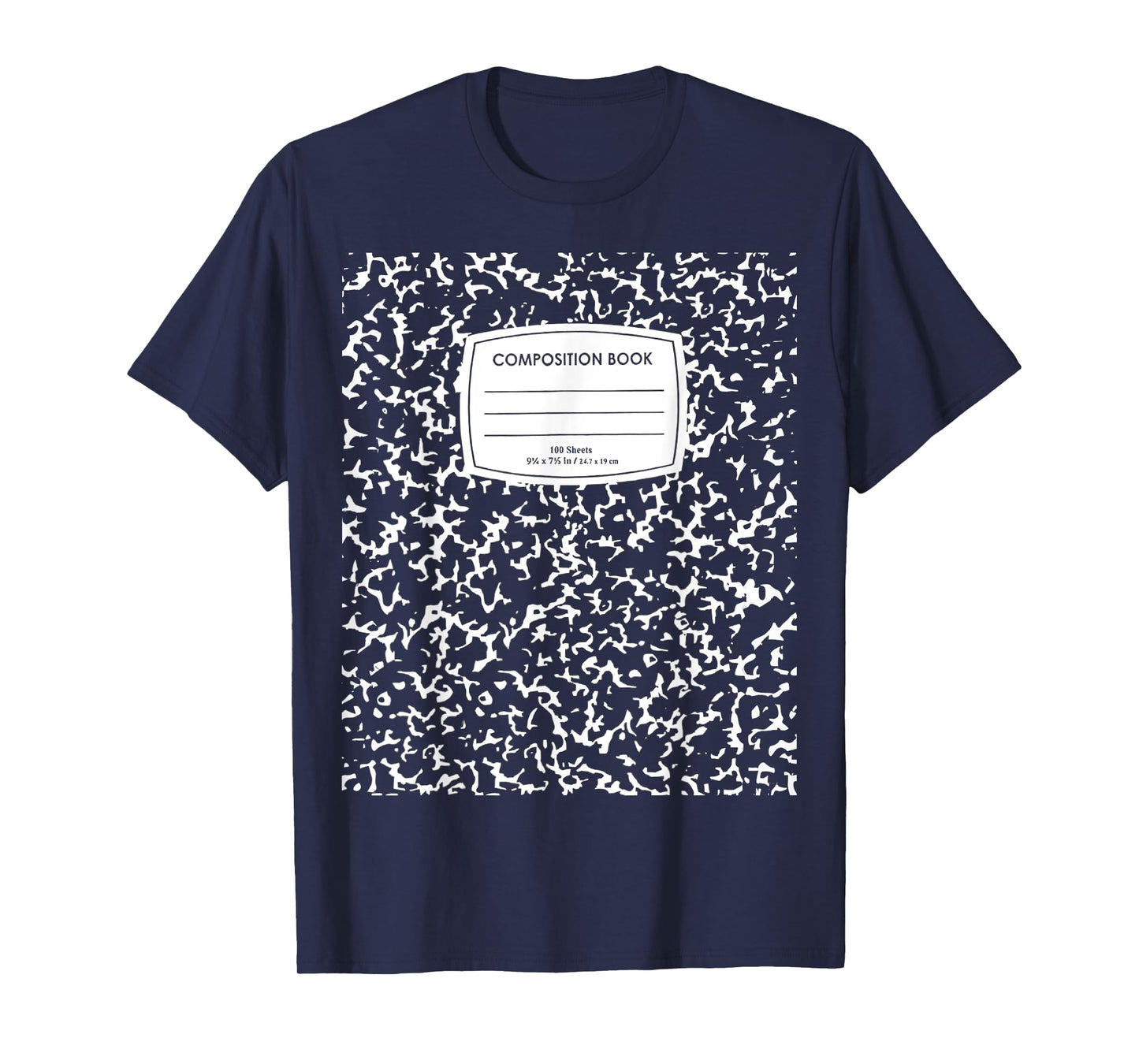 Composition Notebook Halloween Costume T-Shirt