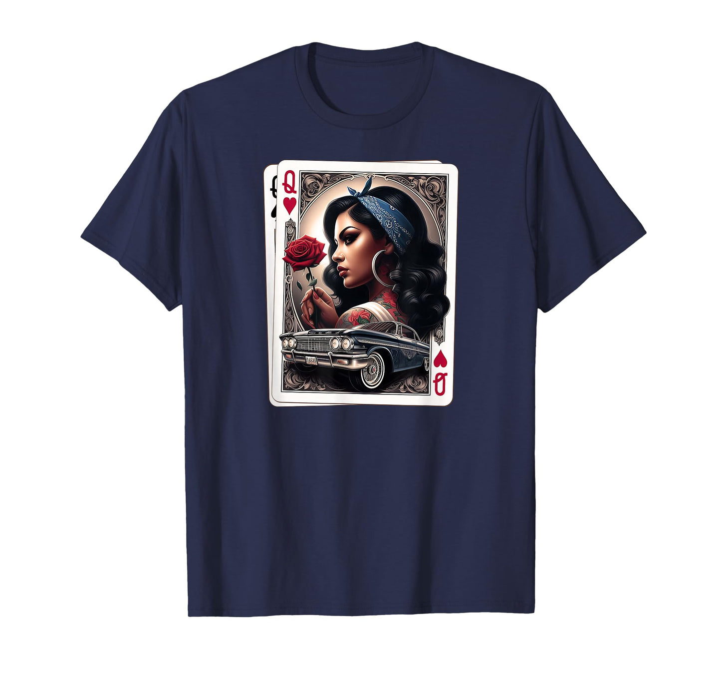 Lowrider Chicana Chicano Shirt Retro Low Rider Chicano Art T-Shirt