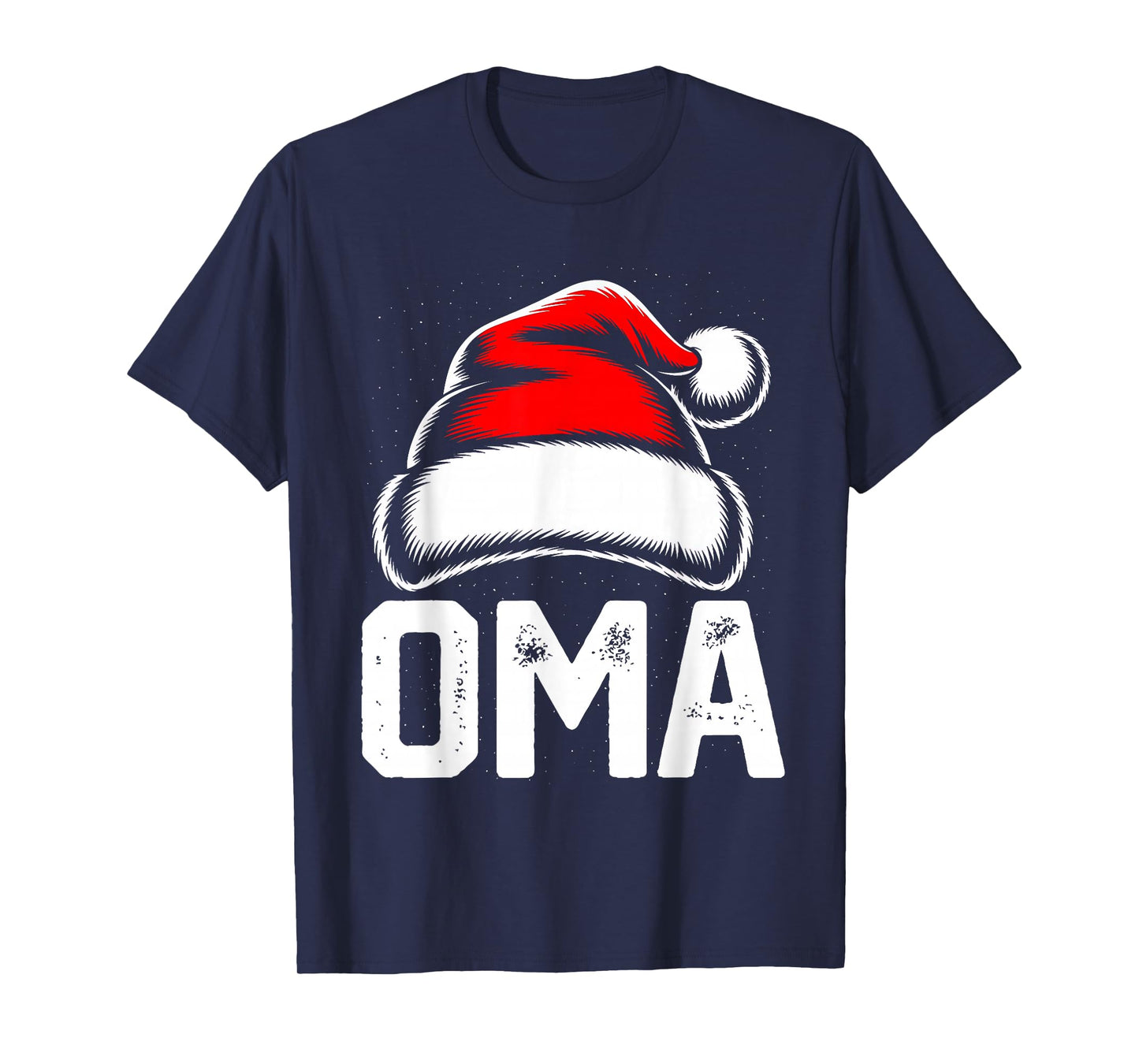 Oma Santa Christmas Family Matching Pajamas Xmas Squad T-Shirt