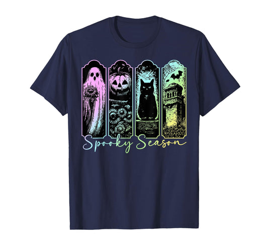 Funny Halloween Horror Spooky Season Matching Halloween T-Shirt