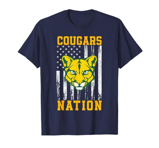 Blackhawk Cougars Logo Nation HS T-Shirt