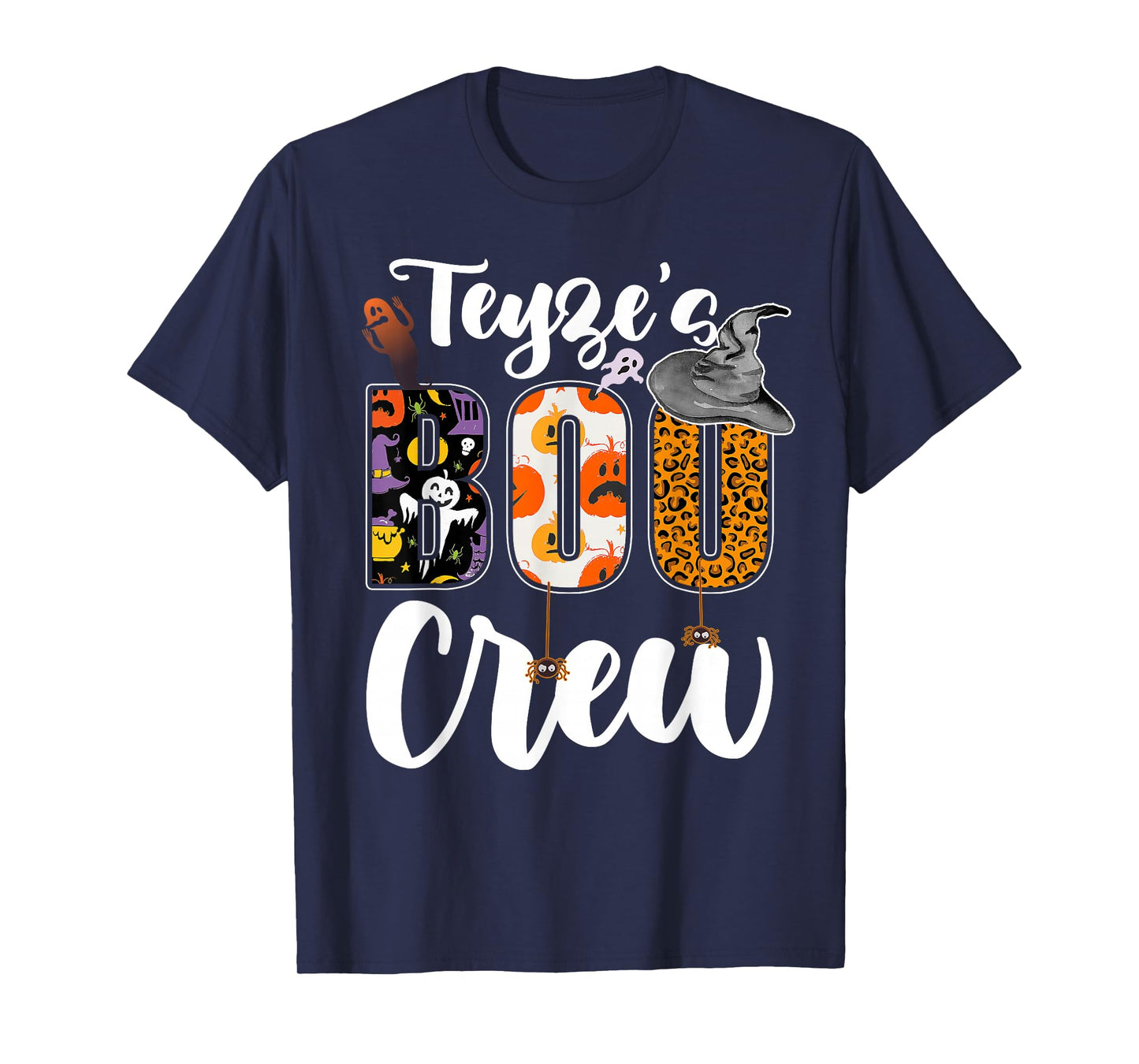 Teyze's Boo Crew Halloween Aunt Nephew Niece Matching T-Shirt