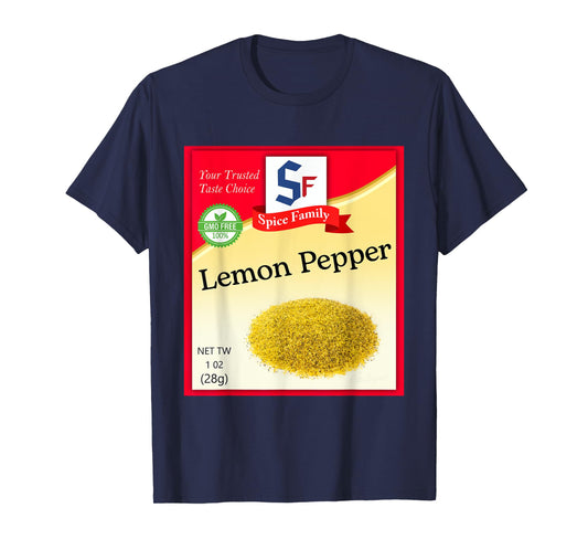 Lemon Pepper Condiment Costume Holiday Spice Costumes T-Shirt